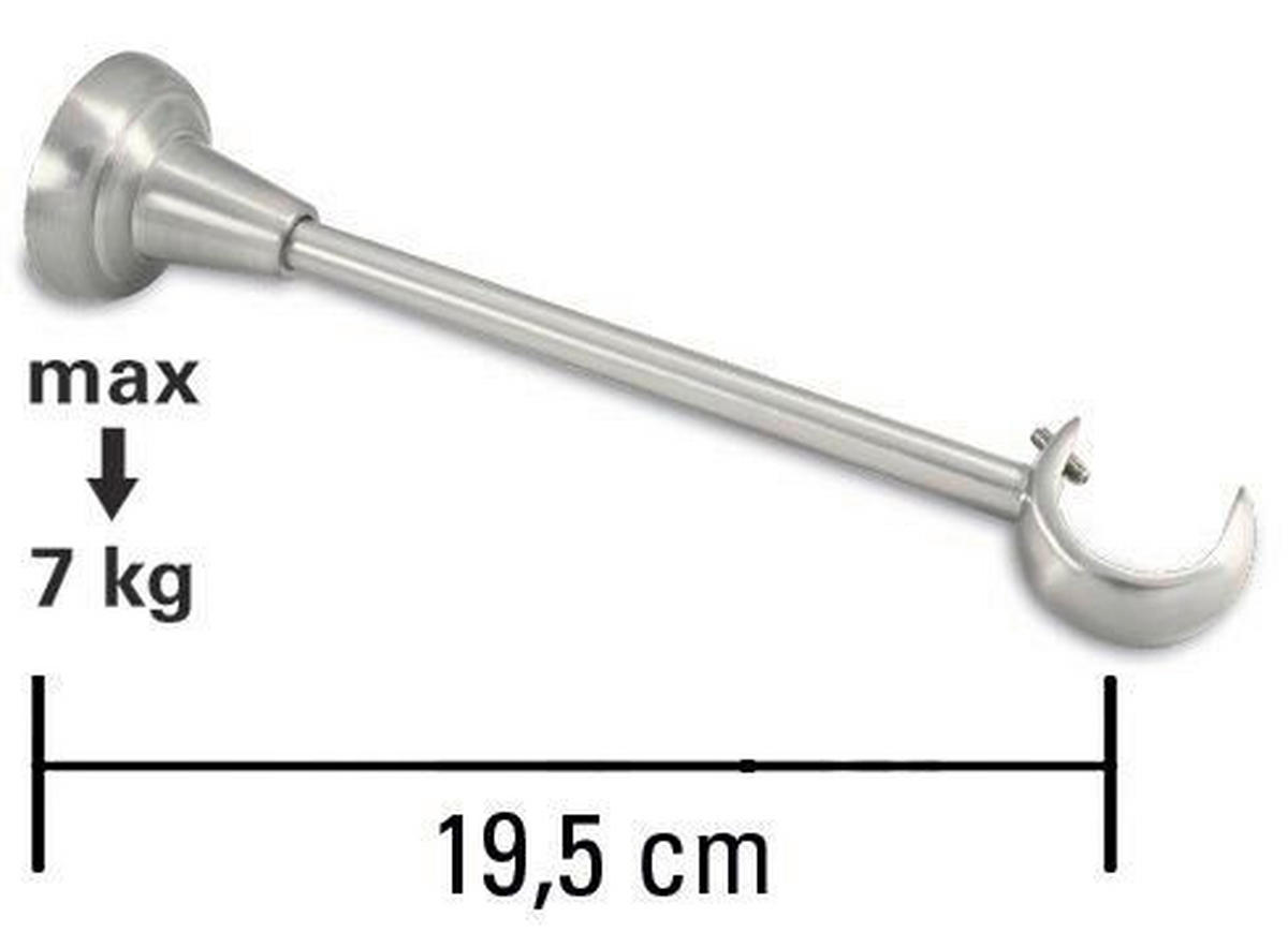 CONSOLE BARĂ 12 cm  - bronz, Konventionell, metal (12cm) - Gardinia