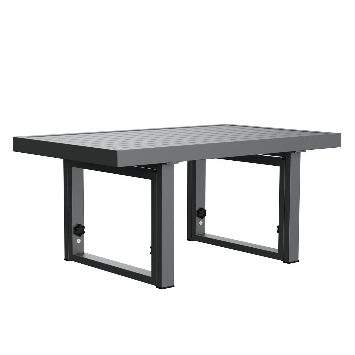 LOUNGE GARNITÚRA   176/100/71/46/67/74,5/60,5 cm  - szürke, Design, fém (176/100/71/46/67/74,5/60,5cm) - Ambia Garden