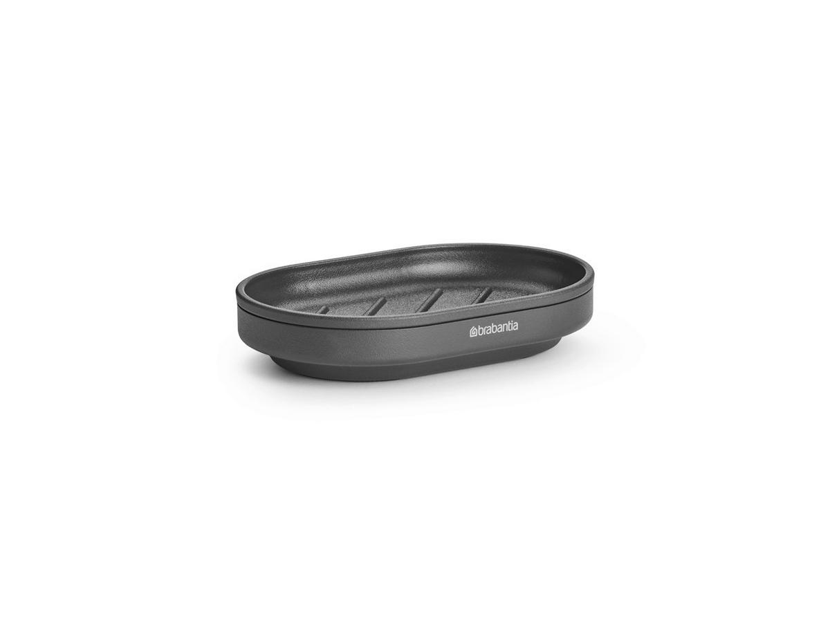 POSUDA ZA SAPUN  siva  metal  MINDSET  - siva, Basics, metal (12.1/2.4/8.1cm) - Brabantia