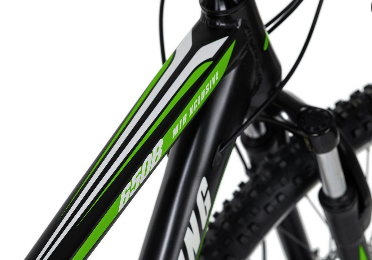 MOUNTAINBIKE 27,5 Zoll  - Schwarz/Grün, Basics, Metall (139/76/21cm) - KS Cycling