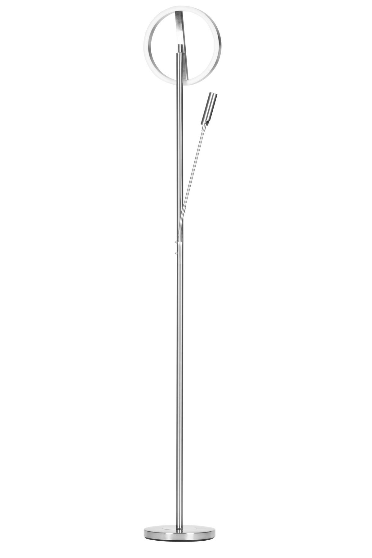 LED-DECKENFLUTER 28/180 cm    - Silberfarben/Weiß, Design, Kunststoff/Metall (28/180cm) - Novel