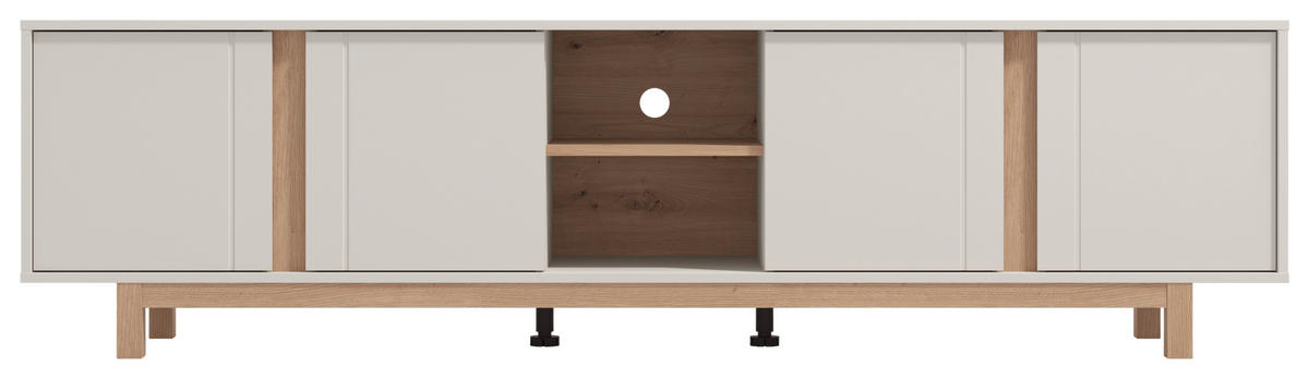 LOWBOARD  in 202/54/40 cm  - Kaschmir/Eiche Artisan, Basics, Holzwerkstoff (202/54/40cm) - Carryhome