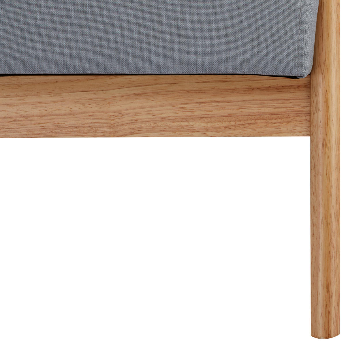 SESSEL in Webstoff Grau  - Naturfarben/Grau, Modern, Holz/Textil (73/76/60cm) - Livetastic