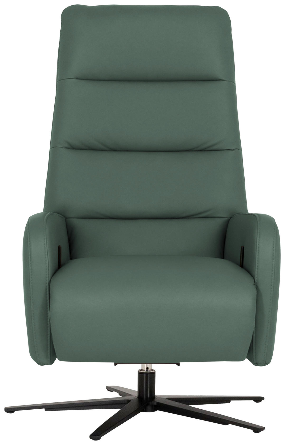 RELAXSESSEL Leder Opal  - Opal/Schwarz, Modern, Leder/Metall (66/110/83cm) - Joop!