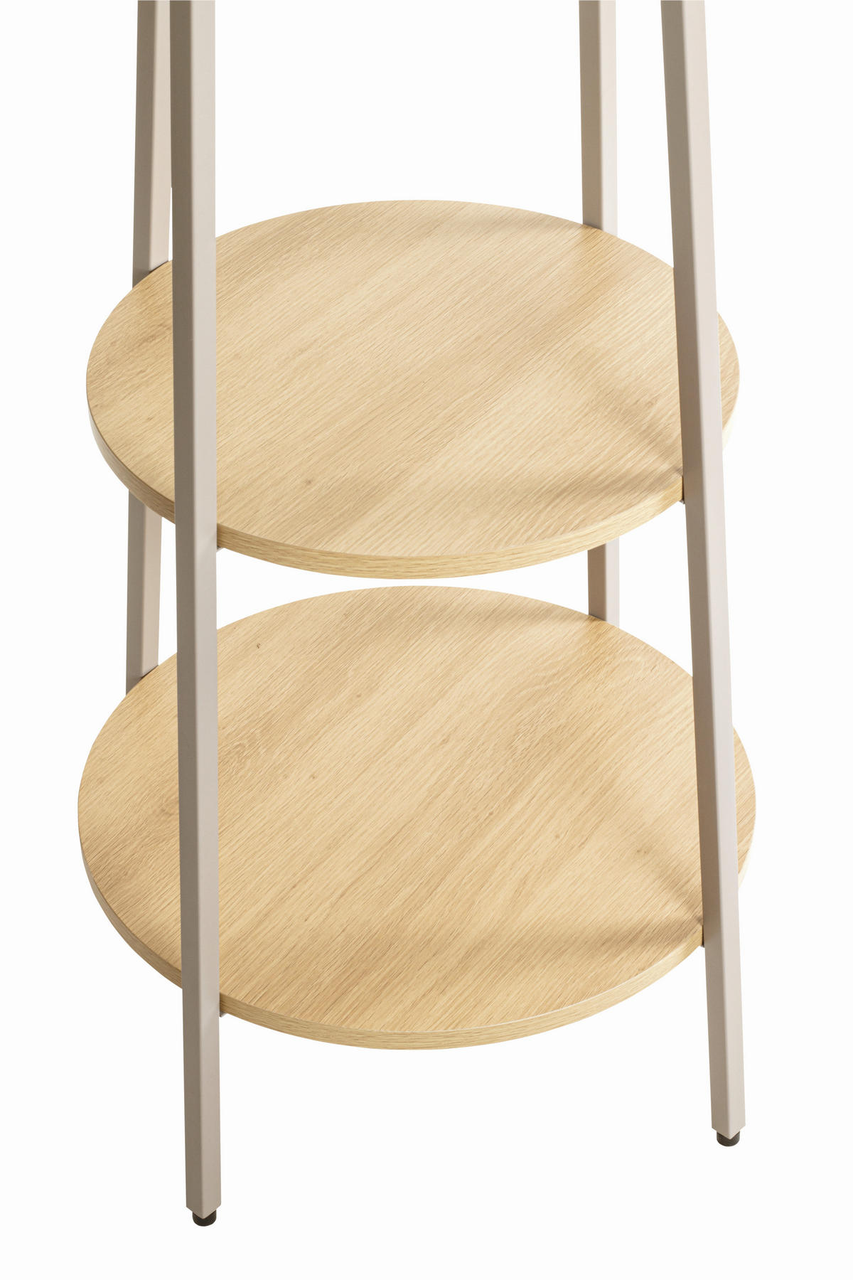GARDEROBENSTÄNDER in Eichefarben, Kaschmir 48/170/48 cm   - Kaschmir/Eichefarben, Design, Holz/Metall (48/170/48cm)