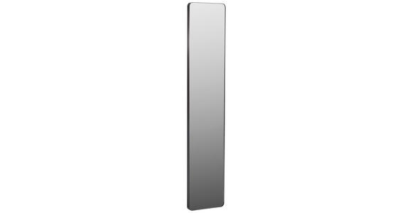 WANDSPIEGEL 30/150/3 cm    - Schwarz, Trend, Glas/Metall (30/150/3cm) - Xora