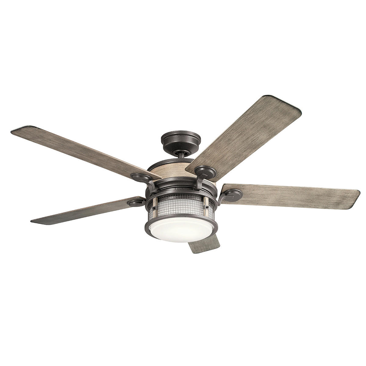 VENTILATOR STROPNI    sivo-smeđa  Elstead Ahrendale  - sivo-smeđa, Basics, staklo/metal (152/42cm)