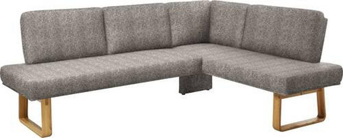 ECKBANK 265/174 cm  in Eichefarben, Beige  - Eichefarben/Beige, Design, Holz/Textil (265/174cm) - Dieter Knoll