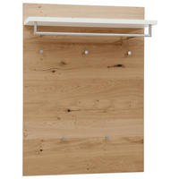 GARDEROBENPANEEL  in 80/109/27 cm  - Weiss/Eichefarben, Design, Holz/Holzwerkstoff (80/109/27cm) - Dieter Knoll