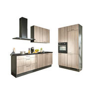 ECKKÜCHE XO 10 220/120 cm  in Graphitfarben, Schwarz, Tannenholzfarben  - Chromfarben/Tannenholzfarben, Design, Holzwerkstoff/Metall (220/120cm) - Xora
