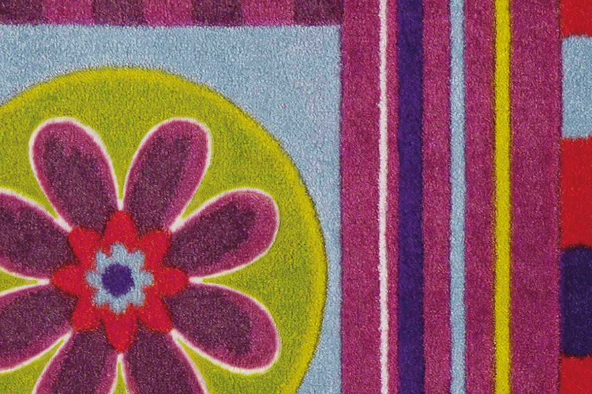 FUSSMATTE 64/168 cm  - Violett, Basics, Kunststoff/Textil (64/168cm) - Kayoom