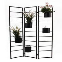 BLUMENTOPF   - Schwarz, LIFESTYLE, Metall (86/150cm)