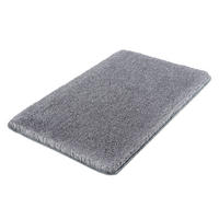 BADTEPPICH Anthrazit 70/120 cm  - Anthrazit, Basics, Kunststoff/Textil (70/120cm) - Kleine Wolke