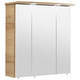 SPIEGELSCHRANK 65/72/20 cm  - Chromfarben/Eichefarben, KONVENTIONELL, Glas/Holzwerkstoff (65/72/20cm) - Xora