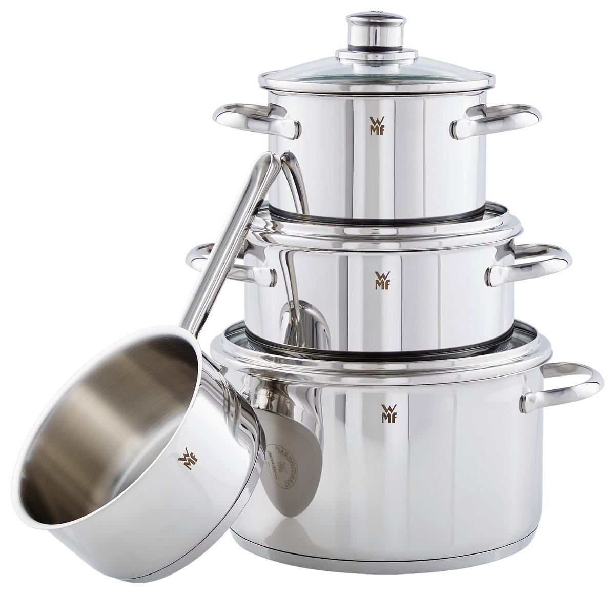 SET ŠERPI 4 dela  - Osnovno, staklo/metal - WMF