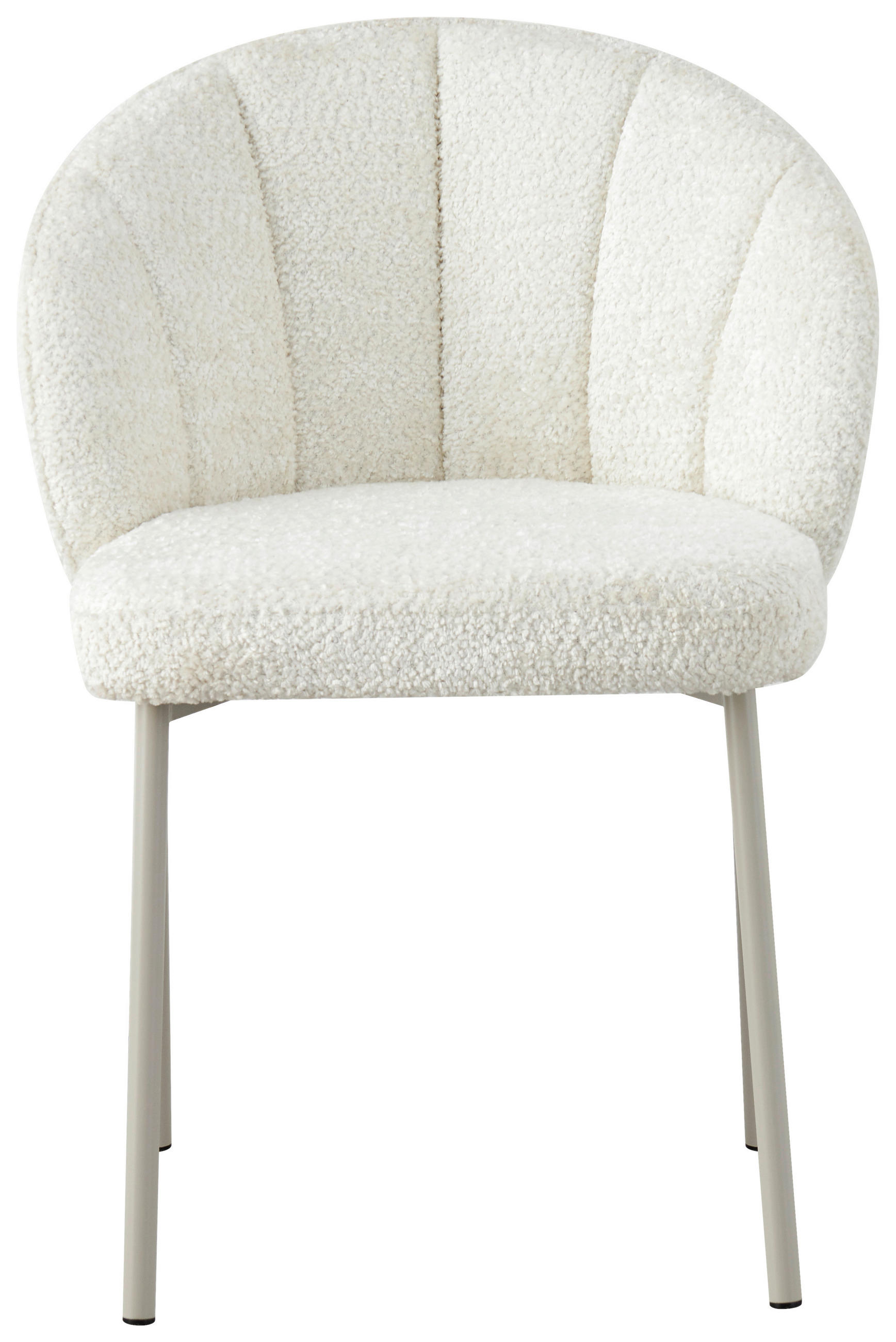 STUHL Struktur Beige  - Beige, Design, Textil/Metall (59/81/60cm) - Carryhome