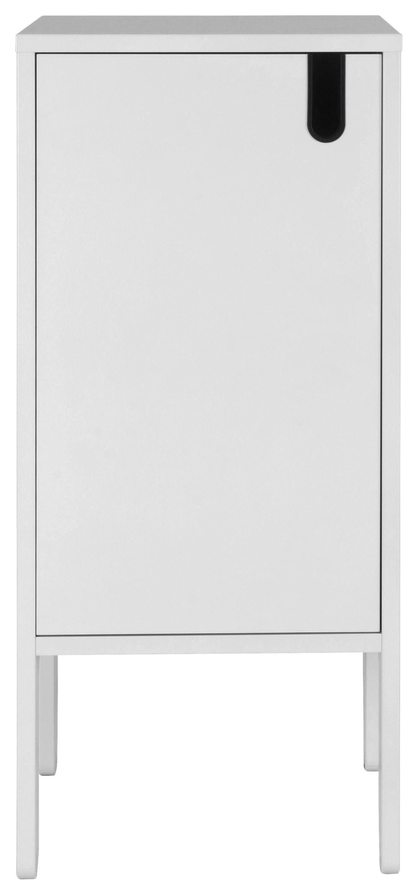 KOMMODE Weiß  - Schwarz/Weiß, Design, Holzwerkstoff/Kunststoff (40/89/40cm)