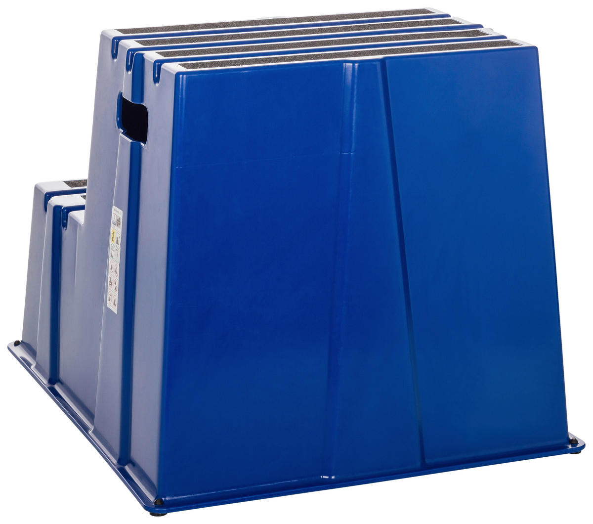 TRITTHOCKER Blau  - Blau, Basics, Kunststoff (57/51/65cm) - MID.YOU