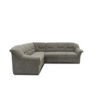ECKSOFA  in Mikrofaser Greige  190/240 cm  - Greige/Schwarz, KONVENTIONELL, Kunststoff/Textil (190/240cm) - MID.YOU