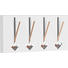 HAKENLEISTE - Weiß, Design, Metall (36/17/2,8cm) HAKENLEISTE - Weiß, Design, Metall (36/17/2,8cm)