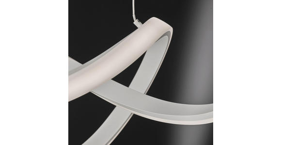 LED-HÄNGELEUCHTE - Weiß, Design, Kunststoff/Metall (59/29/59cm) - Ambiente