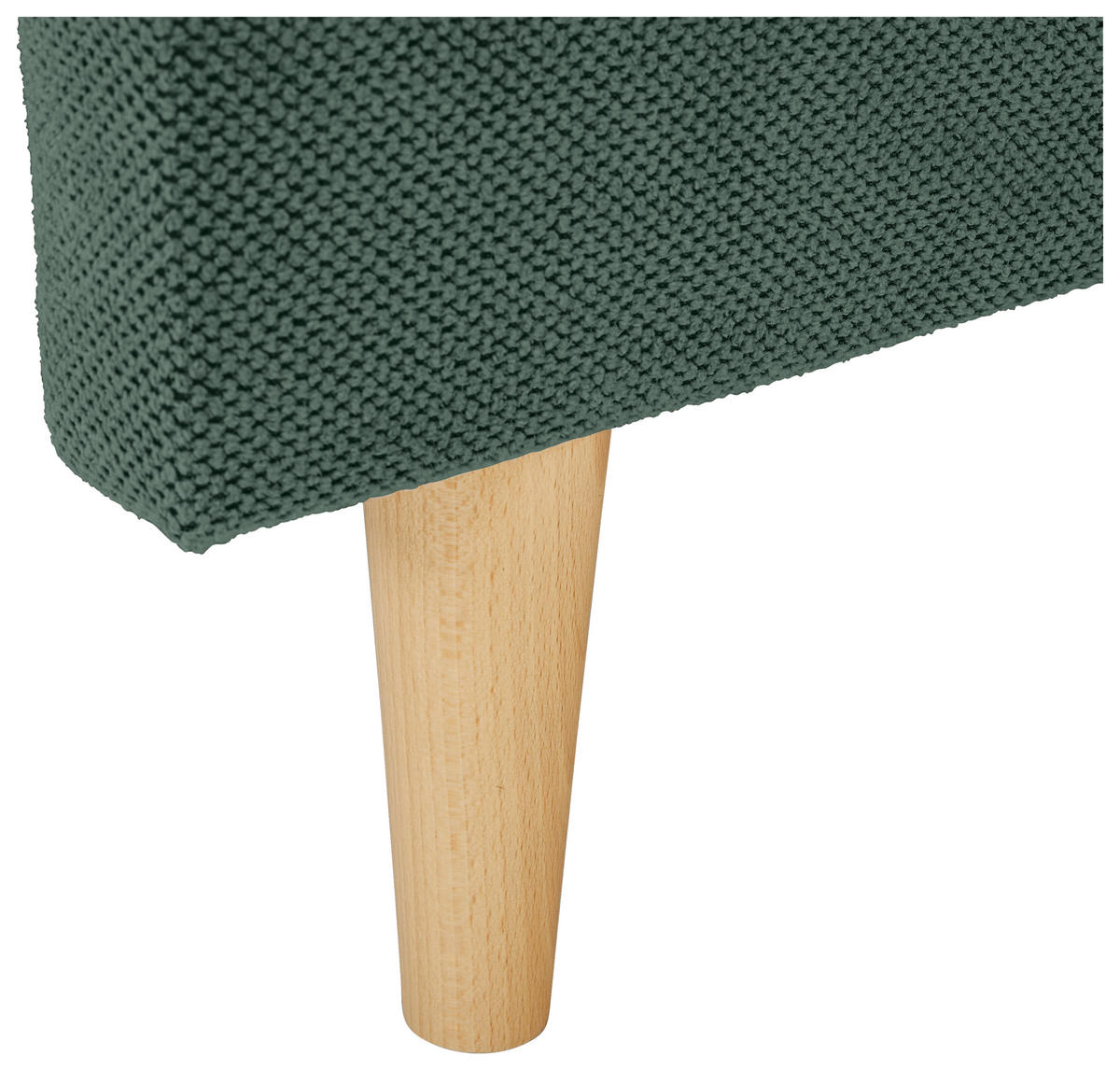 ECKSOFA in Webstoff Grün  - Naturfarben/Grün, Konventionell, Holz/Textil (250/145cm) - MID.YOU
