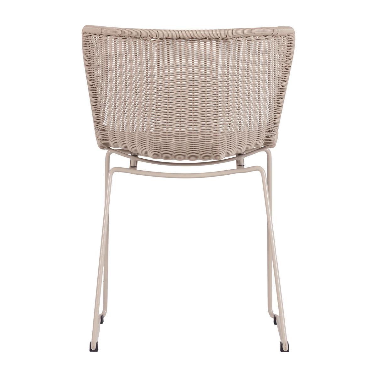 GARTENSTUHL-SET Eisen Sandfarben  - Sandfarben, MODERN, Kunststoff/Metall (55/78/54cm) - Livetastic
