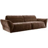 BIGSOFA in Chenille Kupferfarben  - Schwarz/Kupferfarben, Konventionell, Kunststoff/Textil (300/91/116cm) - Sit & More