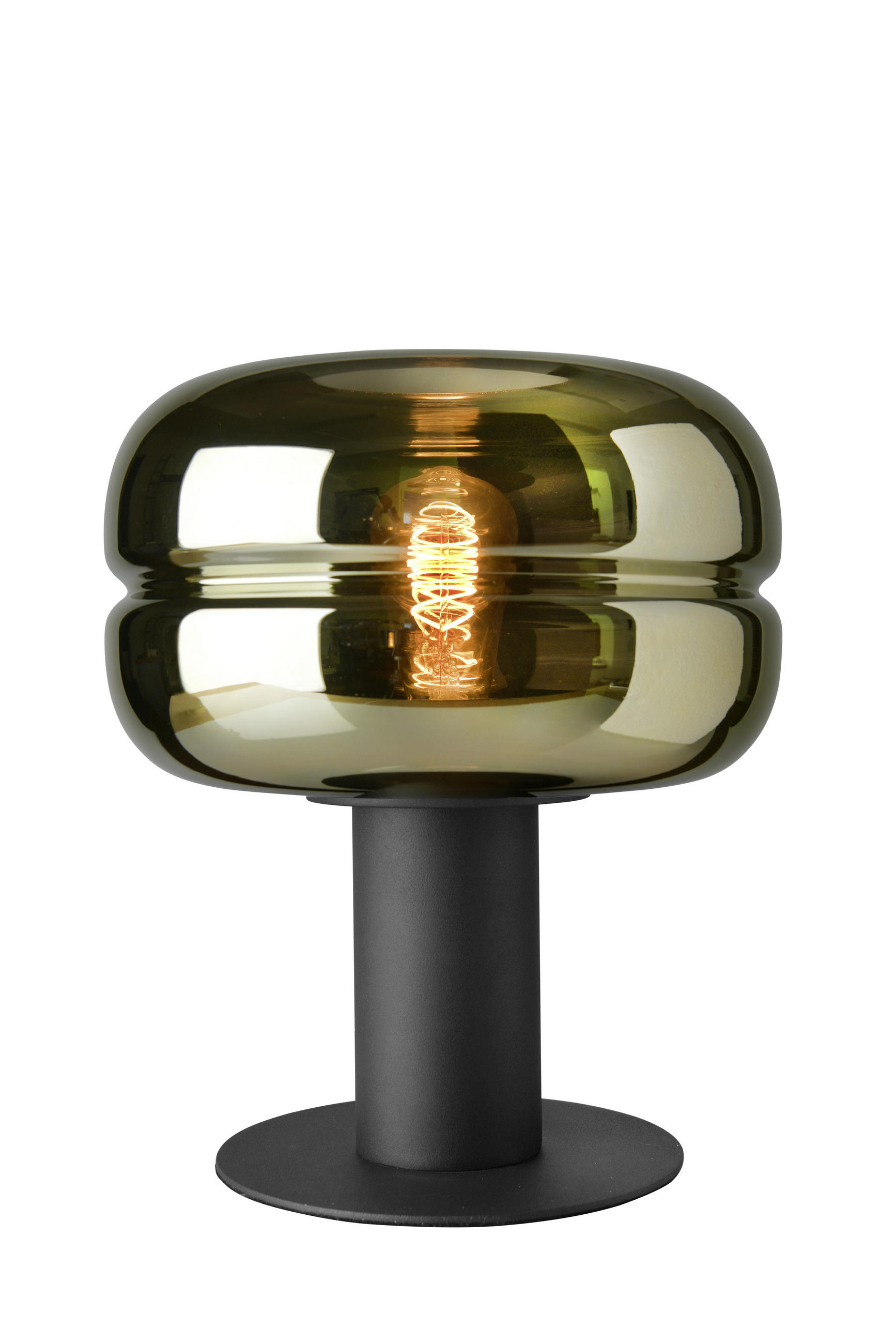 TISCHLEUCHTE HAVANNA - Goldfarben/Schwarz, Design, Glas/Metall (28/34cm) - Villeroy & Boch