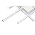 LED-DECKENLEUCHTE 53,5/53,5/4,5 cm   - Silberfarben, Basics, Kunststoff/Metall (53,5/53,5/4,5cm) - Boxxx