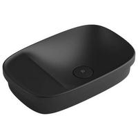 WASCHBECKEN  - Schwarz, Basics, Stein (58/14,8/38cm) - Dieter Knoll