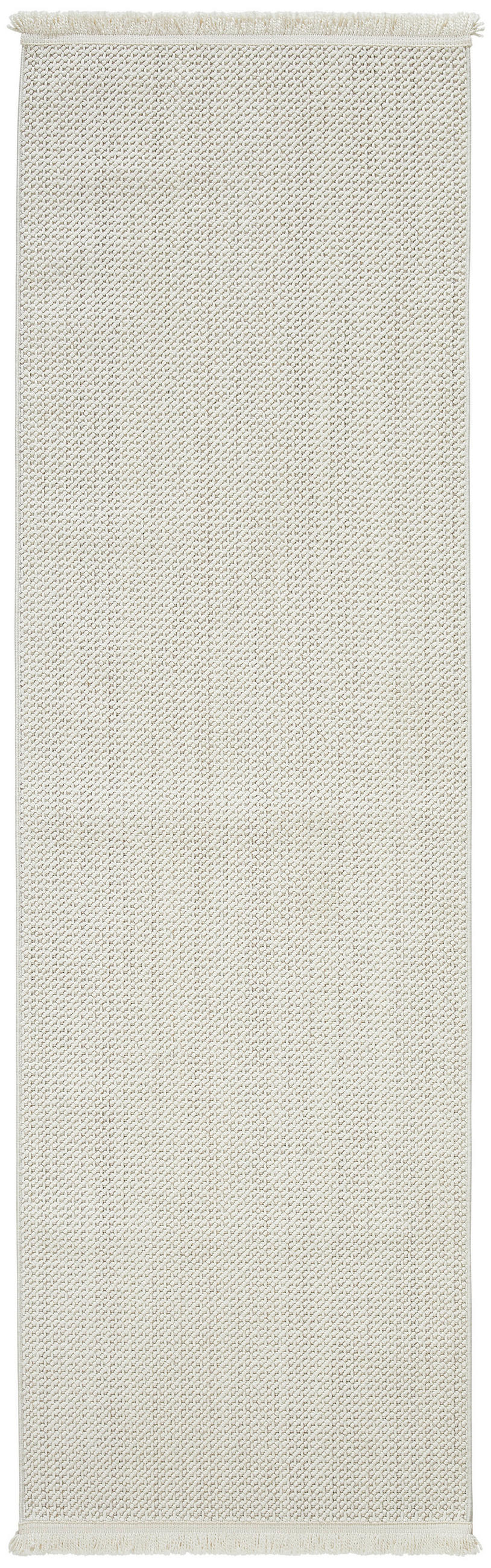 LÄUFER 80/250 cm  - Weiß, Basics, Textil (80/250cm) - Novel