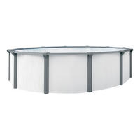 POOL-SET 460/132 cm  - Weiß/Grau, Basics (460/132cm)