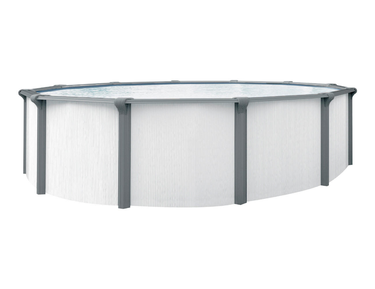 Pool-set Stahlwandpool White-Design