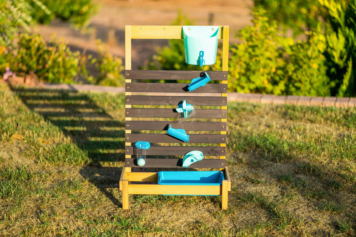 WASSERSPIELWAND Splash  - Kieferfarben, KONVENTIONELL, Holz/Kunststoff (57/92/31cm)