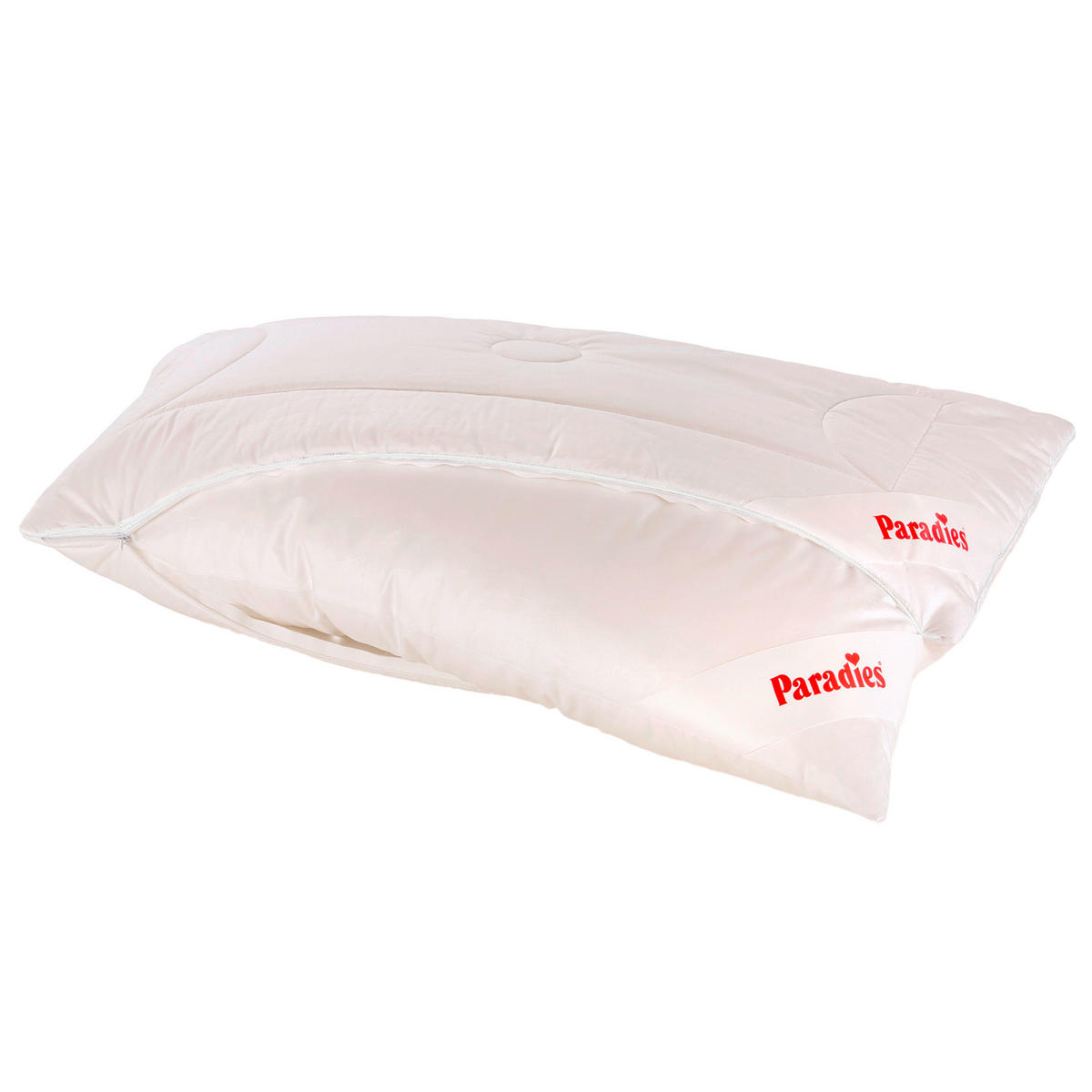 KOPFKISSEN   40/80 cm       - Weiß, Basics, Textil (40/80cm) - Paradies