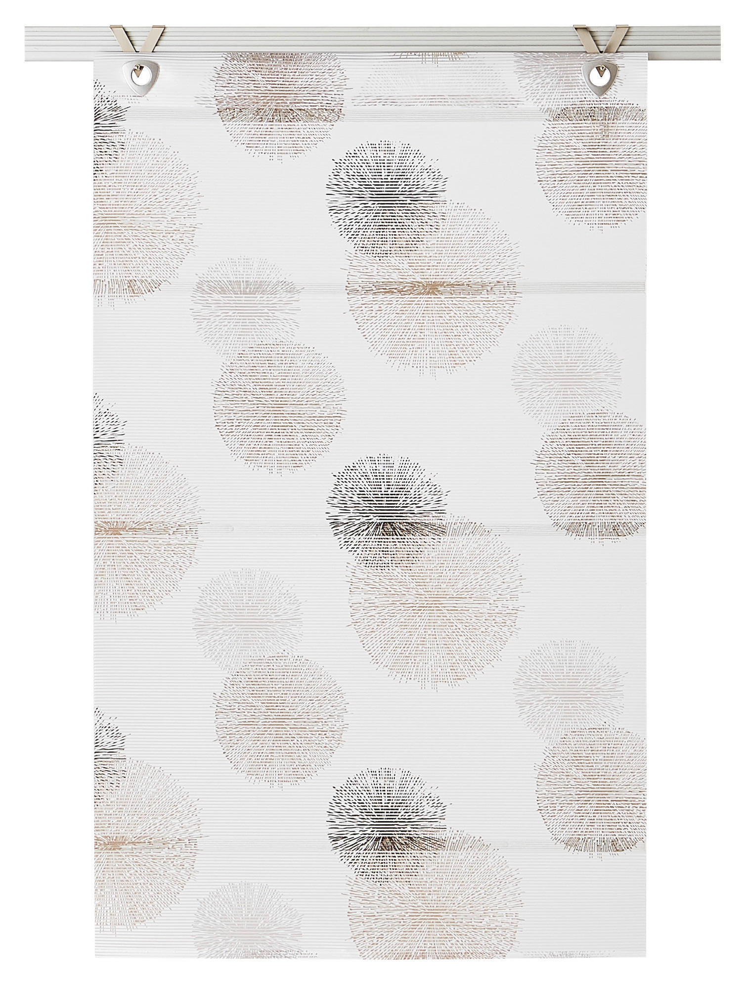 MAGNETROLLO  halbtransparent  60/130 cm    - Grau, Basics, Textil (60/130cm) - Novel