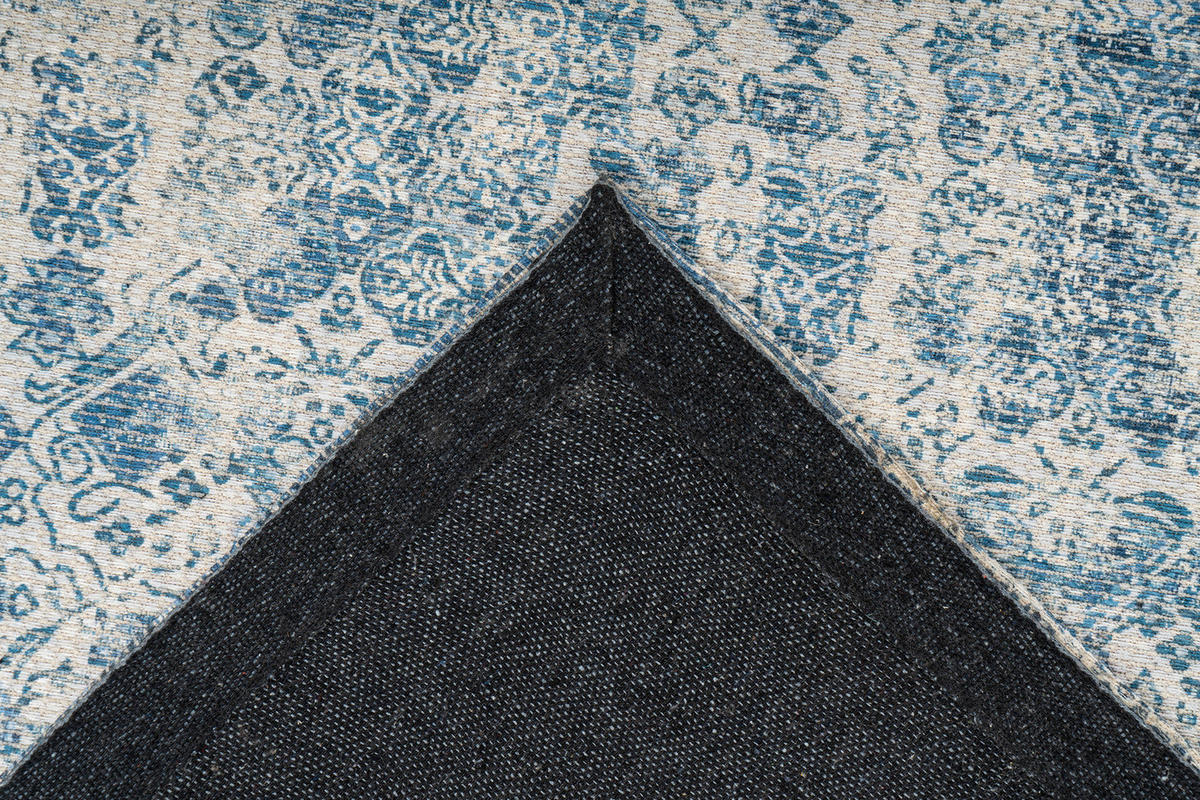 TEPPICH 80/150 cm Perry 225 Blau Blau  - Blau, KONVENTIONELL, Textil (80/150cm)