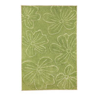 BADTEPPICH Gardenia Grün 60/100/100 cm  - Grün, Basics, Kunststoff/Textil (60/100/100cm) - Kleine Wolke