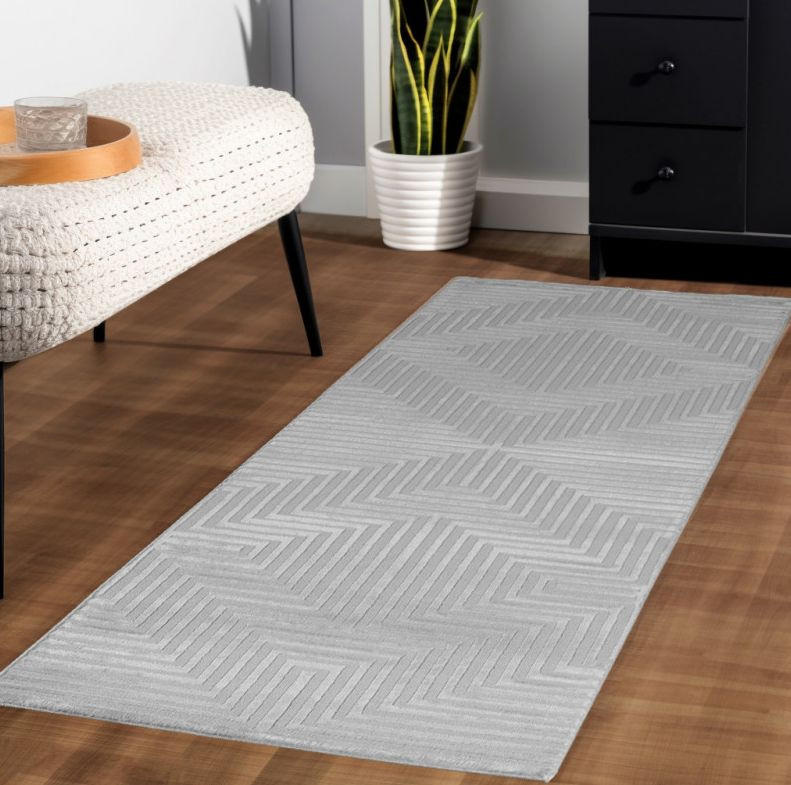 WEBTEPPICH 240/340 cm SAHARA Silberfarben  - Silberfarben, Design, Textil (240/340cm) - Novel