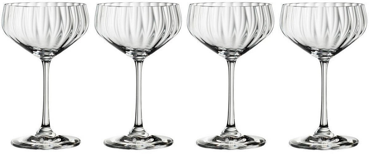 GLÄSERSET LifeStyle 4-teilig  - Klar, Design, Glas (10,5/16,6/10,5cm) - Spiegelau