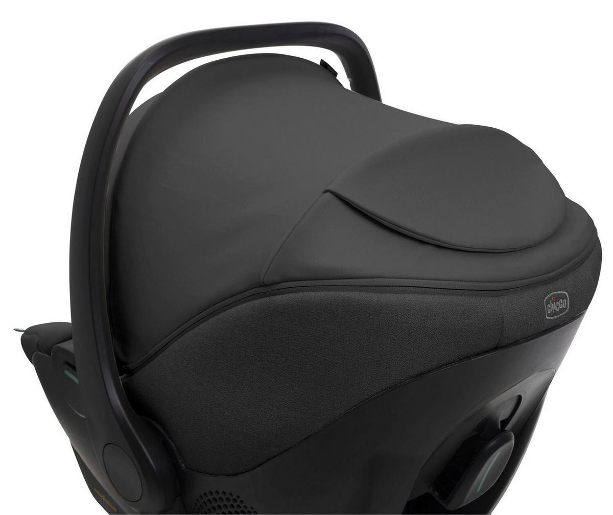 KINDERAUTOSITZ Black Satin   - Schwarz, Basics, Textil (63/36/57/37cm) - Chicco