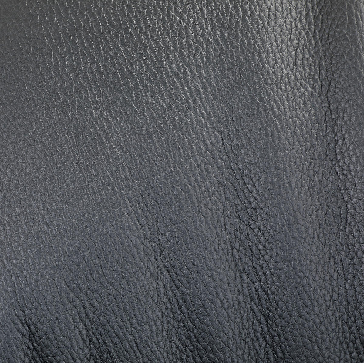 SITZBANK 201,5/87/67,5 cm Echtleder Schwarz  - Schwarz, Design, Leder/Metall (201,5/87/67,5cm) - Dieter Knoll