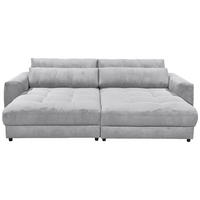 POHOVKA BIG SOFA, textil, kompozitní dřevo, světle šedá - černá/světle šedá, Konvenční, kompozitní dřevo/textil (292/90/194cm) - MID.YOU