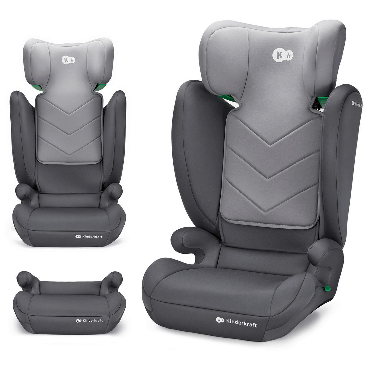 KINDERAUTOSITZ i-Spark  - Hellgrau/Grau, Basics (44/79/39cm) - kinderkraft