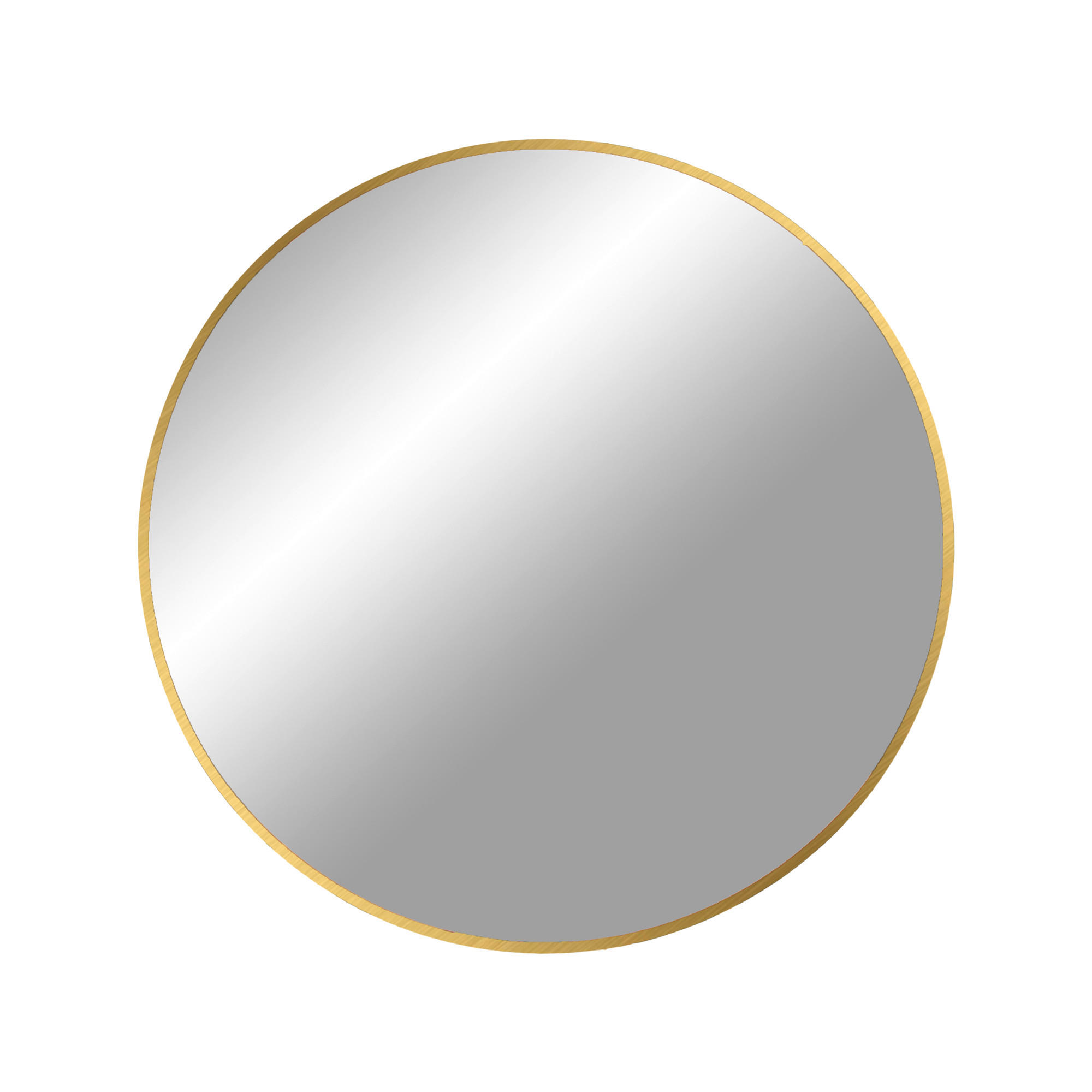 WANDSPIEGEL Messingfarben  - Messingfarben, Basics, Glas/Metall (60/60/3cm)