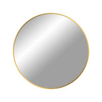 VÄGGSPEGEL 60/60/3 cm    - mässingsfärgad, Basics, metall/glas (60/60/3cm) - Ambia Home