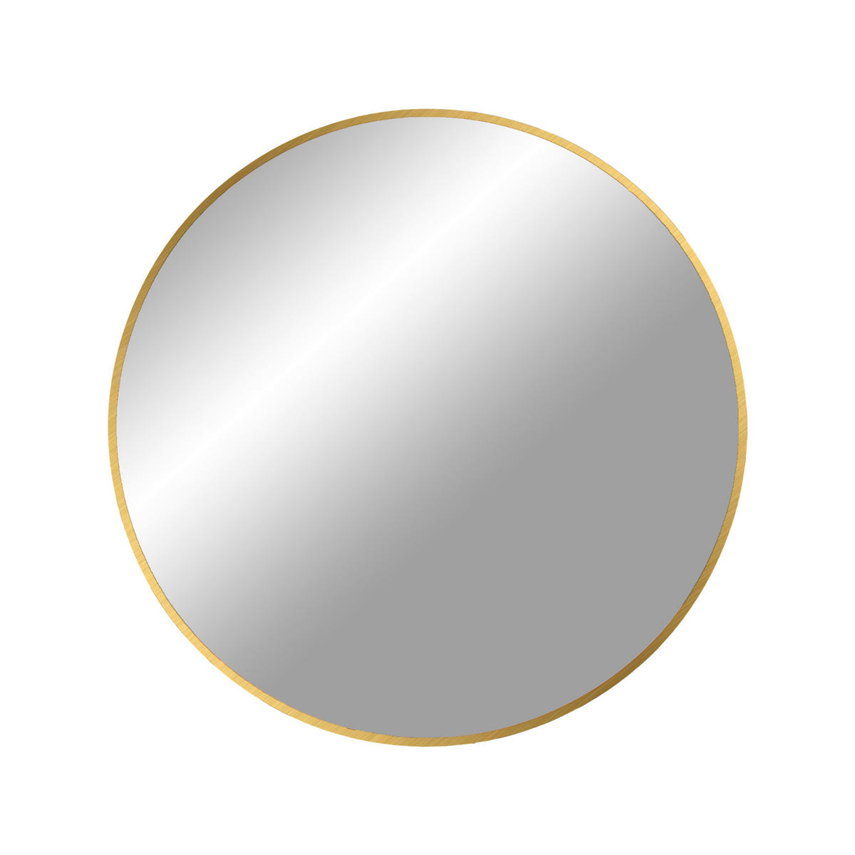 VÄGGSPEGEL 60/60/3 cm    - mässingsfärgad, Basics, metall/glas (60/60/3cm) - Ambia Home