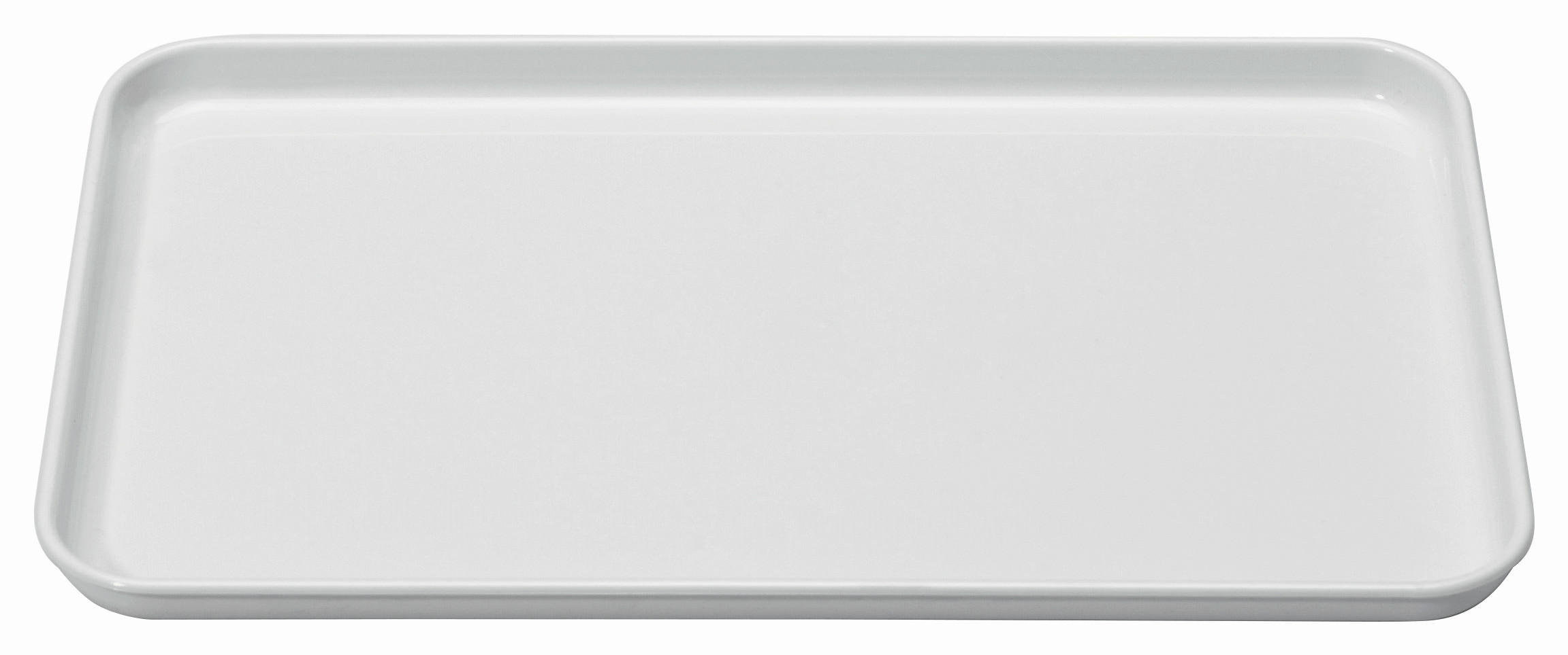 Tablett Aus Kunststoff Britta 30x18 Cm, Weiß