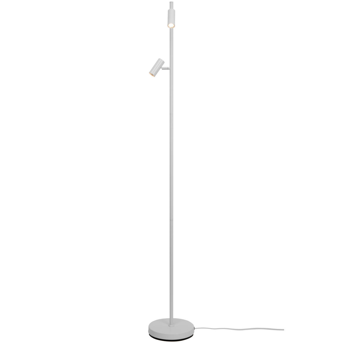 LED-STEHLEUCHTE Omari   - Weiß, Design, Metall (141cm) - Nordlux